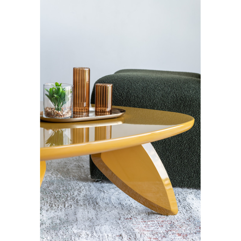 Журнальный стол Витторио C-300 охра Vetro Mebel