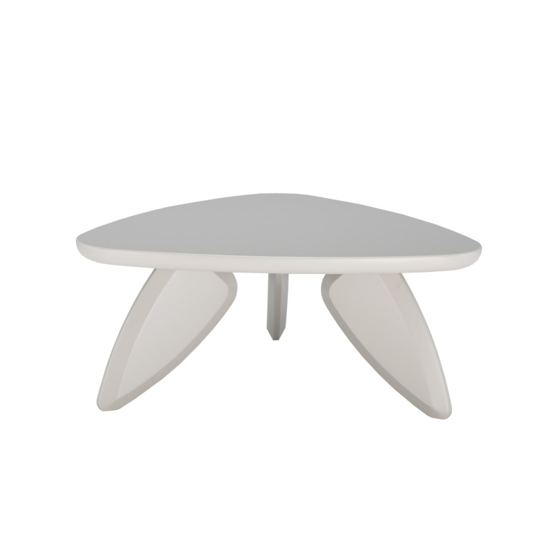 Журнальний стіл Вітторіо C-300 теплий пісок Vetro Mebel