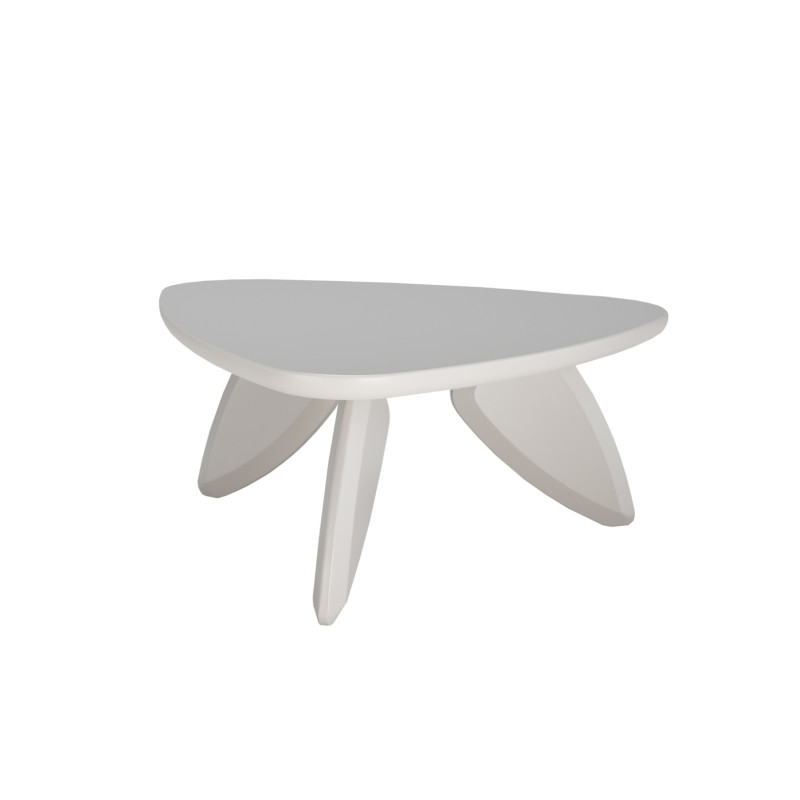 Журнальний стіл Вітторіо C-300 теплий пісок Vetro Mebel