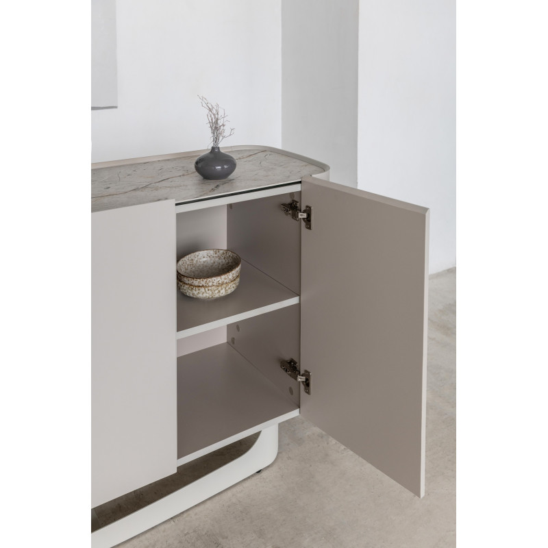 Буфет Арно сілвер рівер + айворі Vetro Mebel