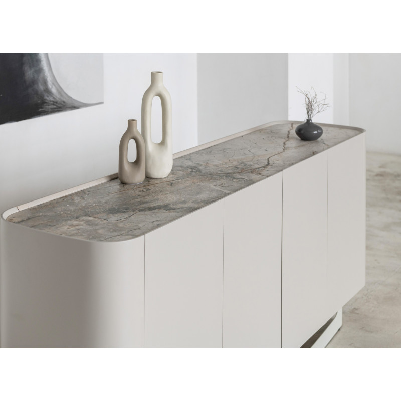 Буфет Арно сілвер рівер + айворі Vetro Mebel