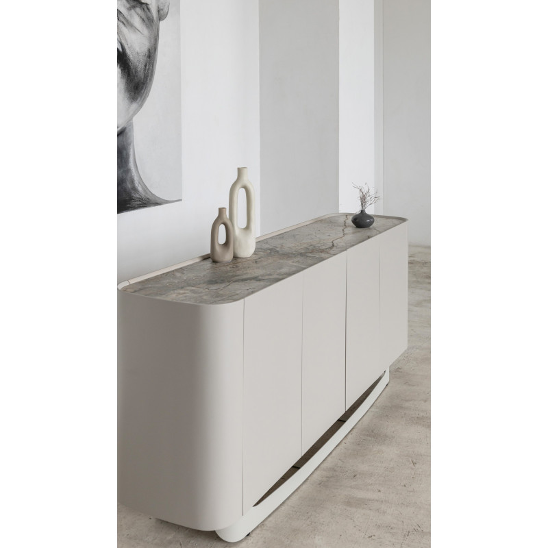 Буфет Арно сілвер рівер + айворі Vetro Mebel