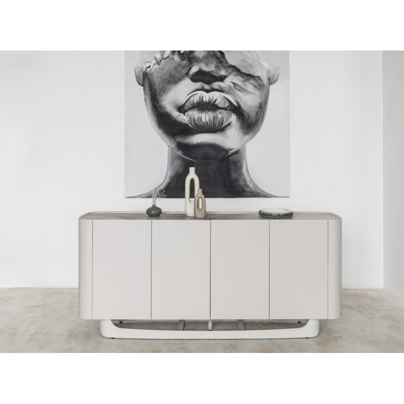 Буфет Арно сілвер рівер + айворі Vetro Mebel