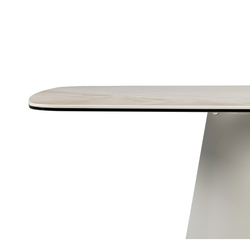 Журнальный стол Лунарио Айвори Оникс + Айвори Vetro Mebel