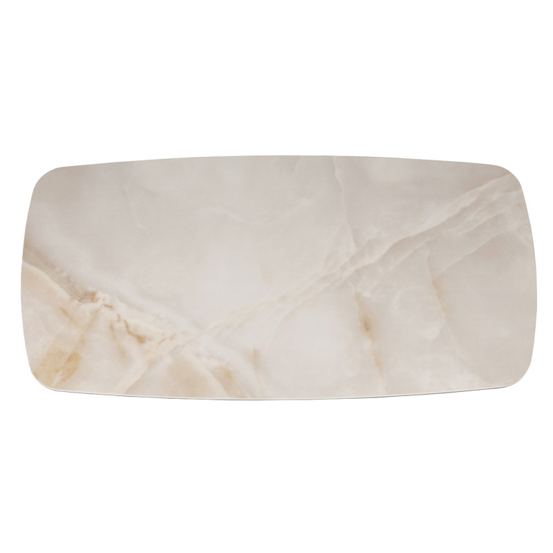 Журнальный стол Лунарио Айвори Оникс + Айвори Vetro Mebel