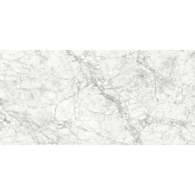 Konsola Teo Bianco Carrara + czarna Vetro Mebel
