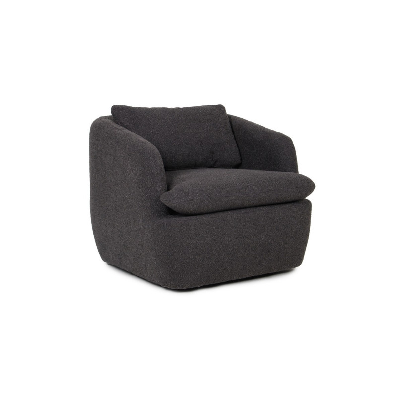 Поворотне крісло Гарібальді графіт Vetro Mebel