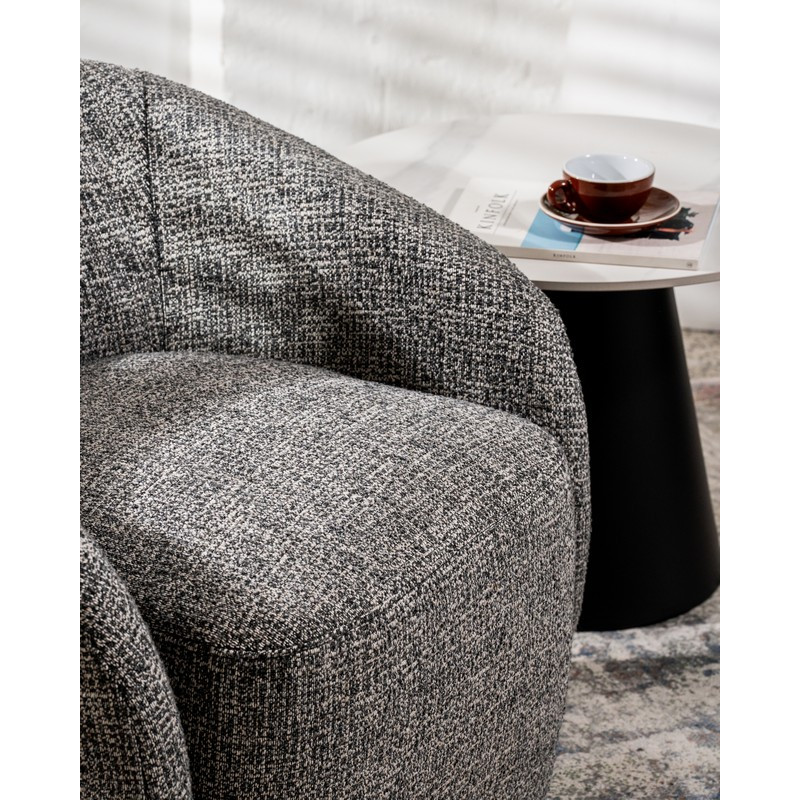 Возвратное кресло Тино серый Vetro Mebel