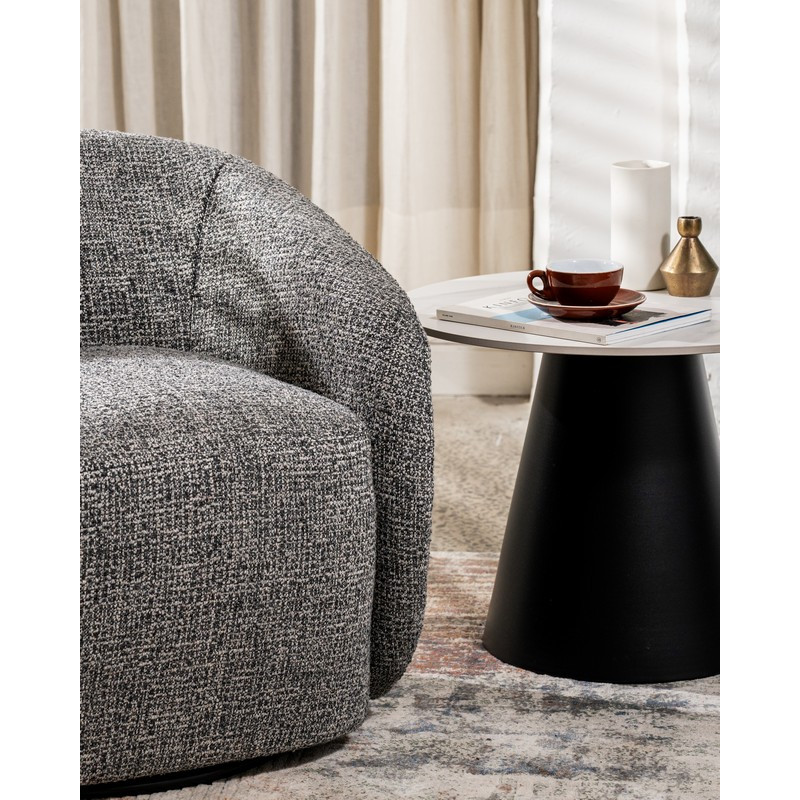 Возвратное кресло Тино серый Vetro Mebel