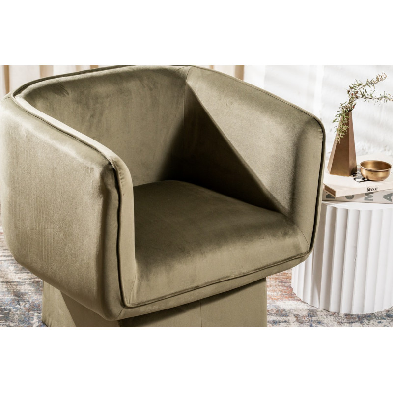 Возвратное кресло Мириам зеленый мох Vetro Mebel