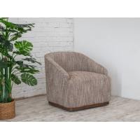 Поворотне крісло "Тіволі" теплий каштан Vetro Mebel