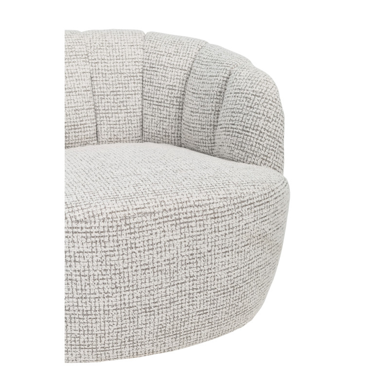 Поворотне крісло Верона сніжний графіт Vetro Mebel