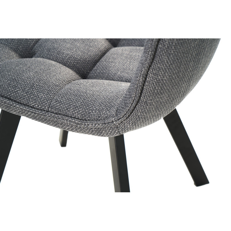 Стілець M-70 сірий + чорний Vetro Mebel