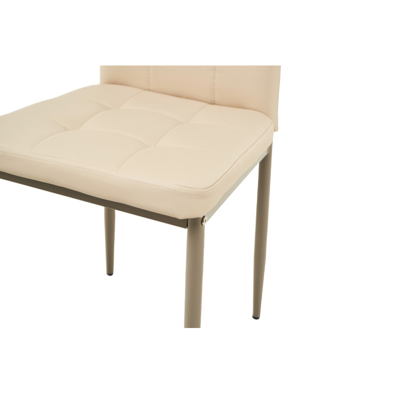 Стул N-66-2 бежевый + капучино Vetro Mebel