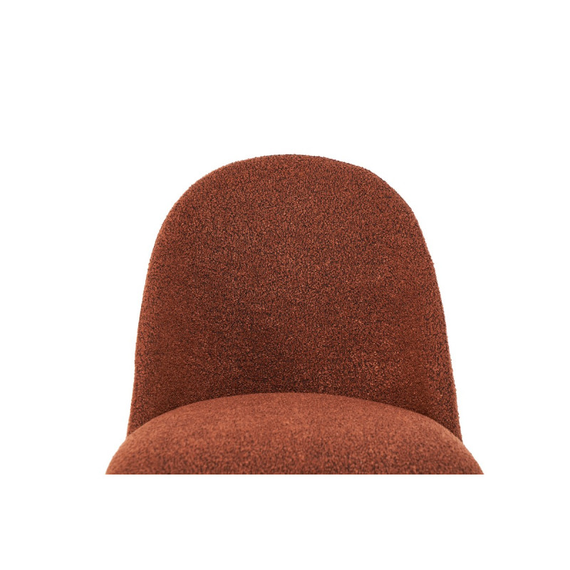 Стілець M-110 теракотовий + чорний Vetro Mebel