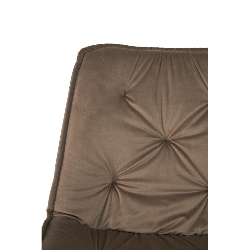 Стул M-48 капучино велюр + черный Vetro Mebel