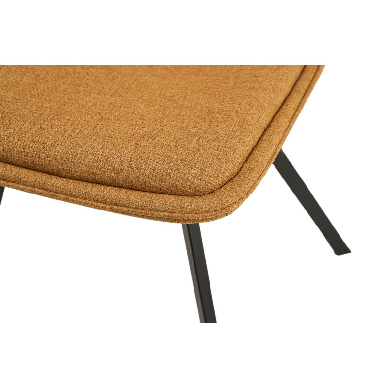 Стілець M-71 гірчичний + чорний Vetro Mebel