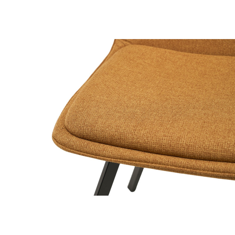 Стілець M-71 гірчичний + чорний Vetro Mebel