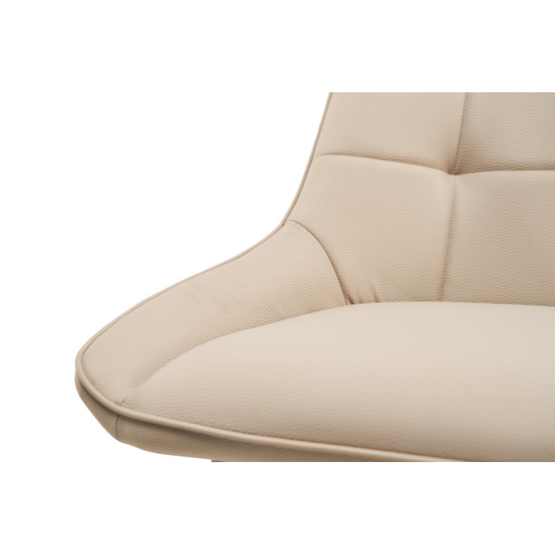 Стілець M-75 капучино + чорний Vetro Mebel