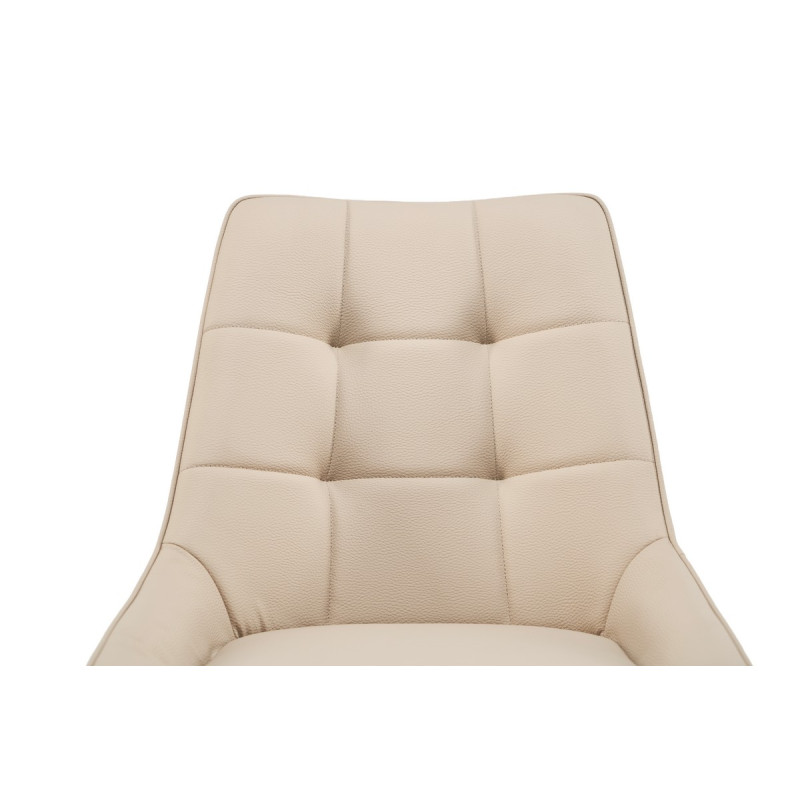 Стілець M-75 капучино + чорний Vetro Mebel