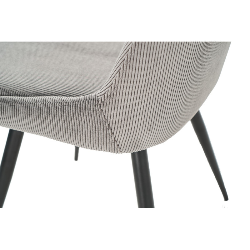 Стілець M-72 сірий + чорний Vetro Mebel