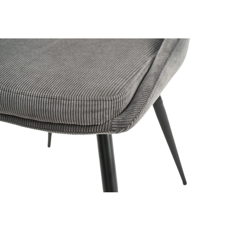 Стілець M-72 сірий + чорний Vetro Mebel