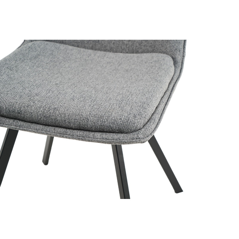 Стілець M-71 сірий + чорний Vetro Mebel