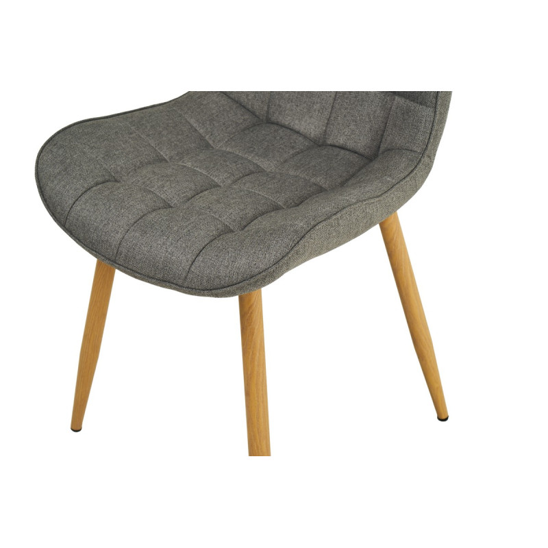 Стул M-76 пепельный + дуб Vetro Mebel