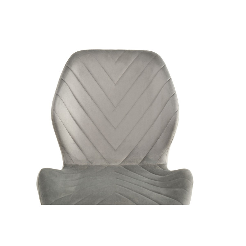 Стул N-54 светло-серый велюр + белый Vetro Mebel