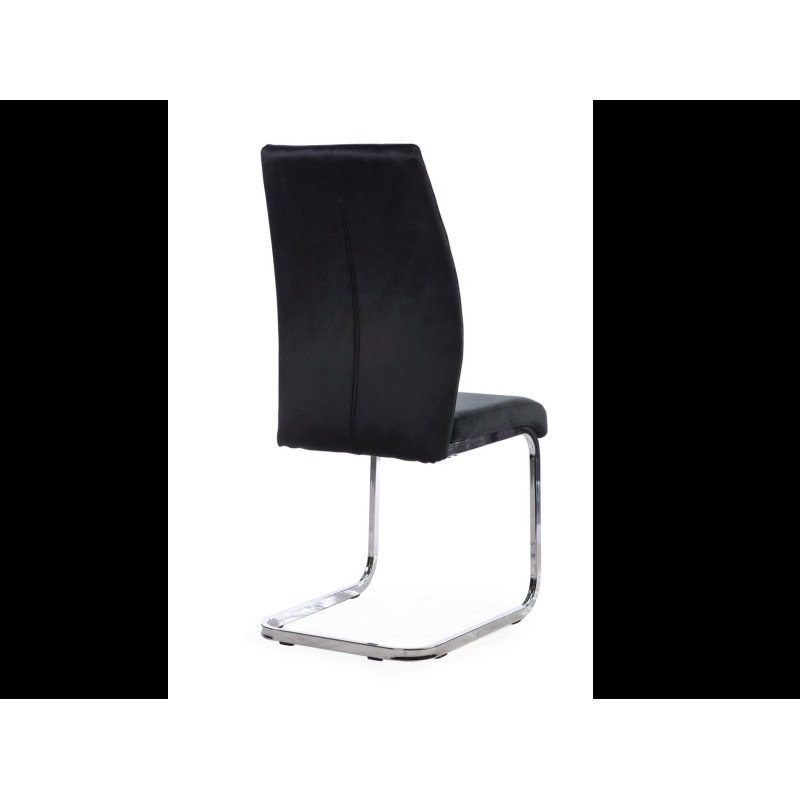 Стул S-118 черный велюр Vetro Mebel
