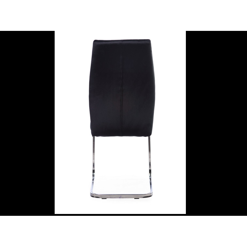 Стул S-118 черный велюр Vetro Mebel