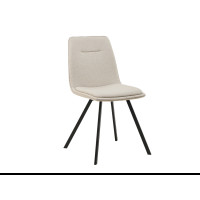 Стул M-71 айвори + черный Vetro Mebel