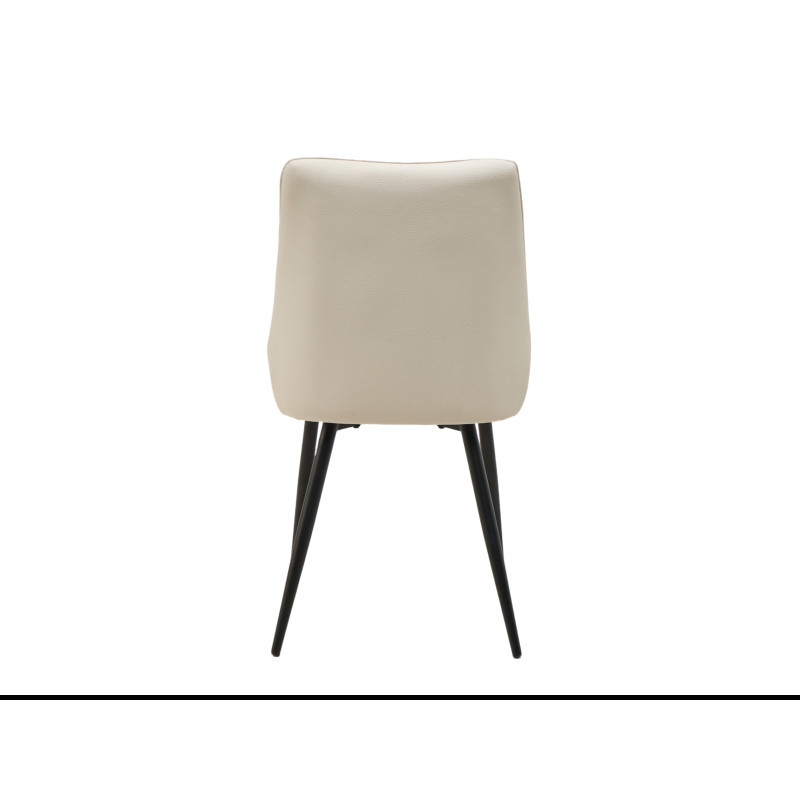 Стілець M-75 айворі + чорний Vetro Mebel