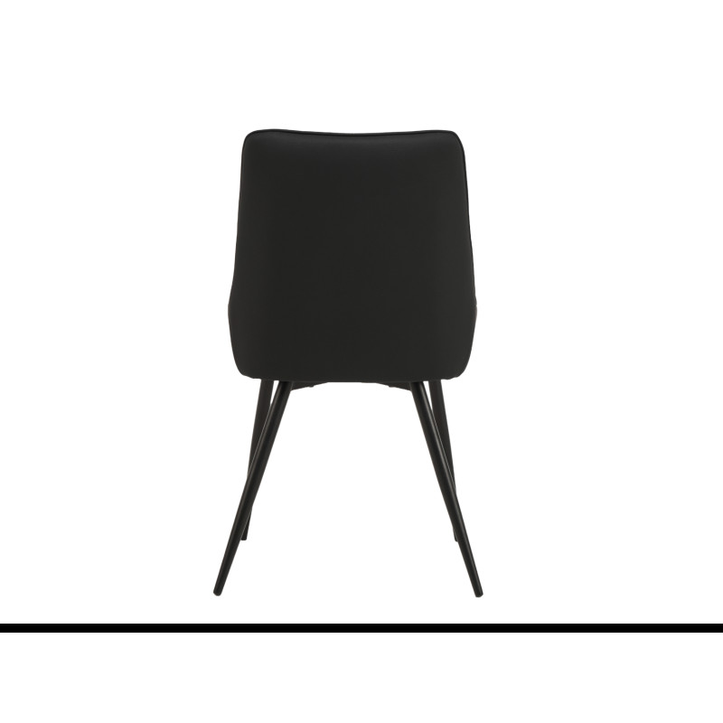 Стілець M-75 чорний + чорний Vetro Mebel