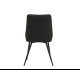 Стілець M-75 чорний + чорний Vetro Mebel