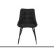 Стілець M-75 чорний + чорний Vetro Mebel