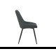 Стілець M-75 сірий + чорний Vetro Mebel