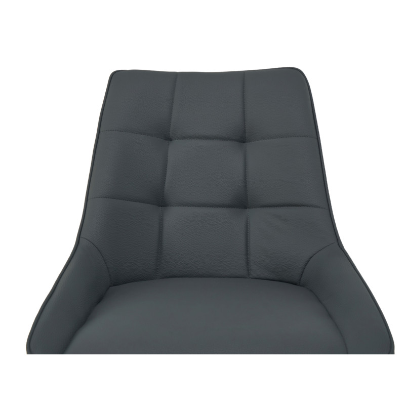 Стілець M-75 сірий + чорний Vetro Mebel