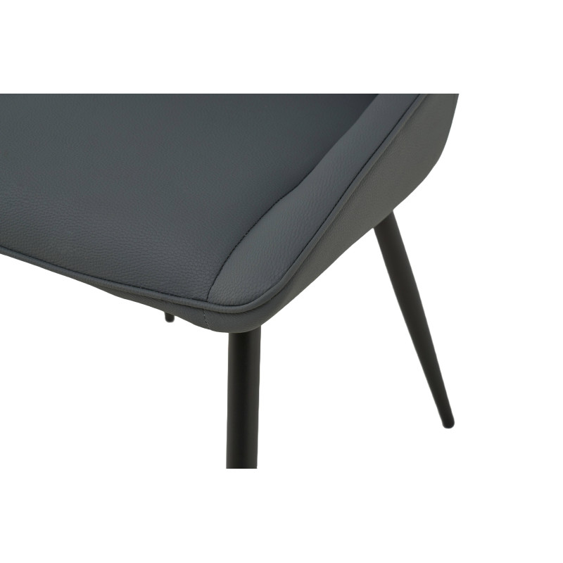 Стілець M-75 сірий + чорний Vetro Mebel