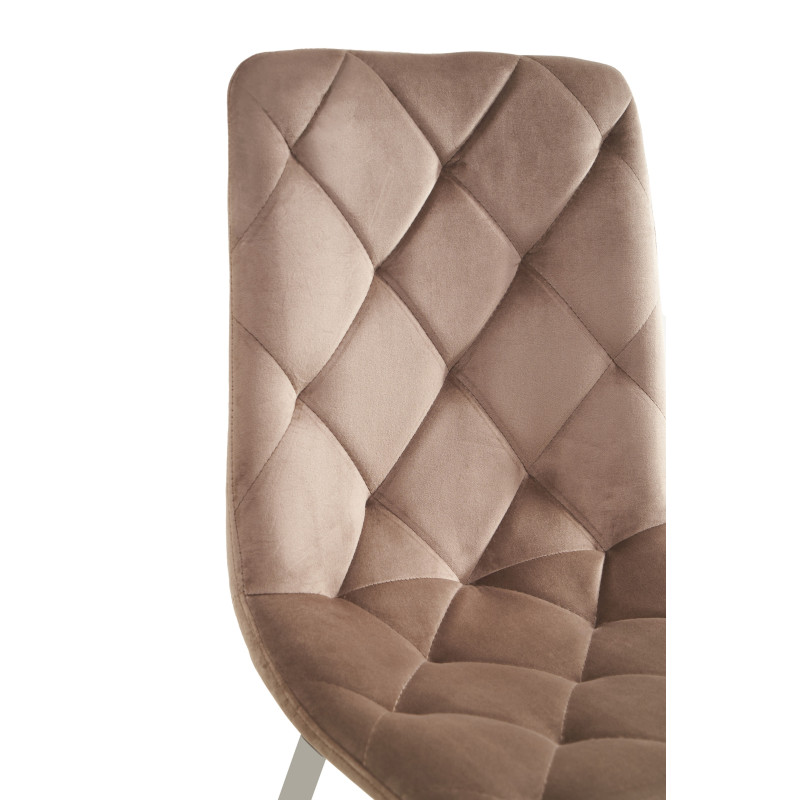 Стул N-41 капучино велюр + капучино Vetro Mebel