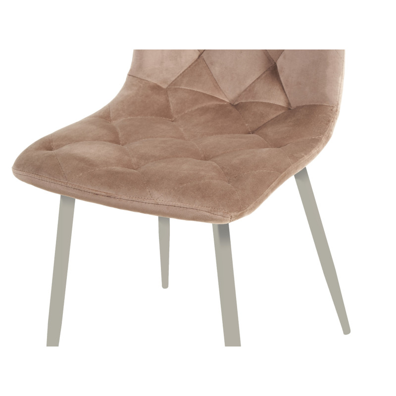 Стул N-41 капучино велюр + капучино Vetro Mebel