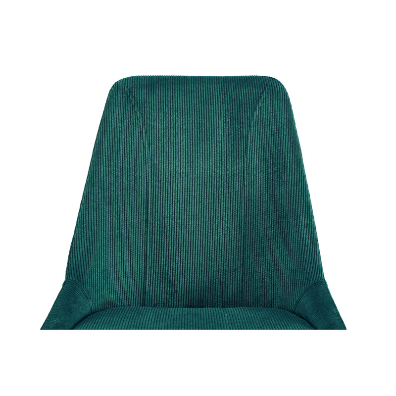 Стілець M-72 смарагдовий + чорний Vetro Mebel