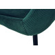 Стілець M-72 смарагдовий + чорний Vetro Mebel