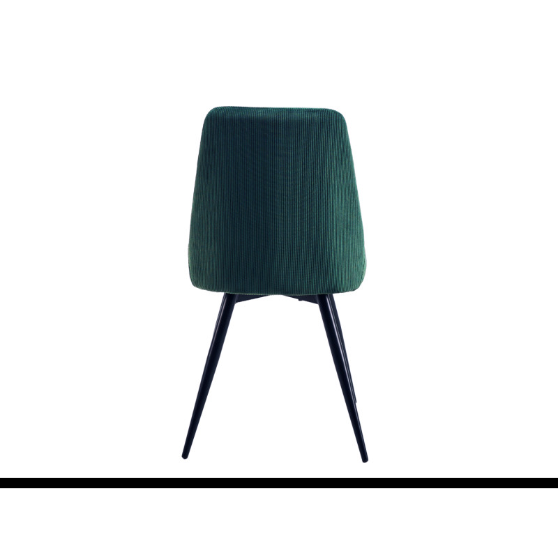 Стілець M-72 смарагдовий + чорний Vetro Mebel