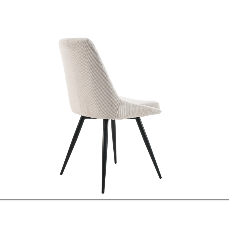 Стілець M-72 натуральний + чорний Vetro Mebel