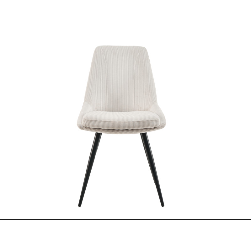 Стілець M-72 натуральний + чорний Vetro Mebel