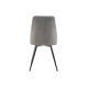Стілець M-72 сірий + чорний Vetro Mebel