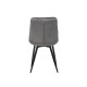 Стілець M-48 сірий велюр + чорний Vetro Mebel