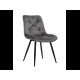Стілець M-48 сірий велюр + чорний Vetro Mebel