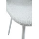 Стілець N-160 айворі букле + білий Vetro Mebel